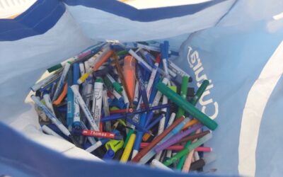 Intervention dans les écoles pour la collecte de stylos usagés